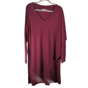 Soft Surroundings Red Casual Dress, Size XL